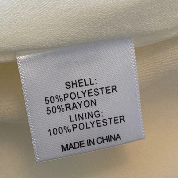 Lucy Paris Womens Dress Size Small Cream Color Sheer Mock Neck Bohemian Style - Picture 15 of 16